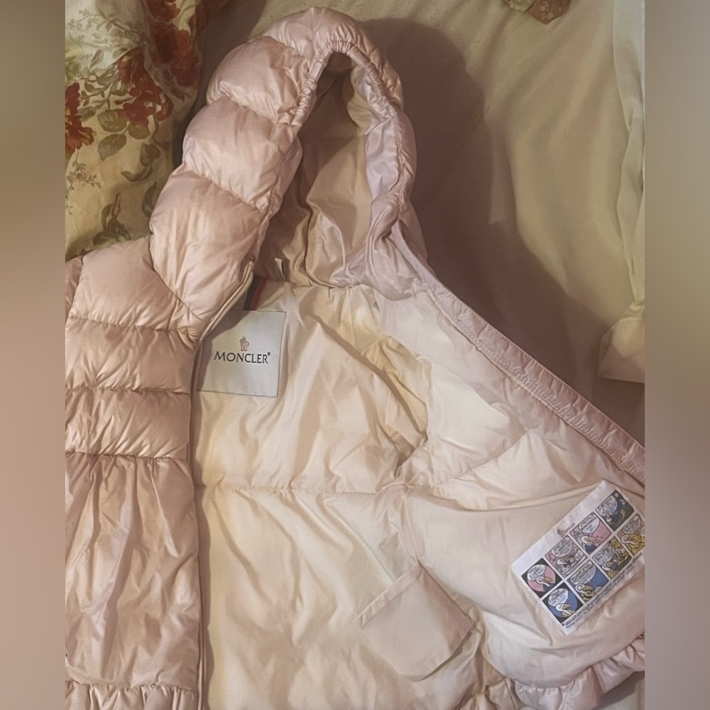 Moncler Pink Kids Jacket - Picture 2 of 4